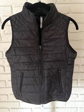 Fabletics Black Quilted Puffer Vest Size XS